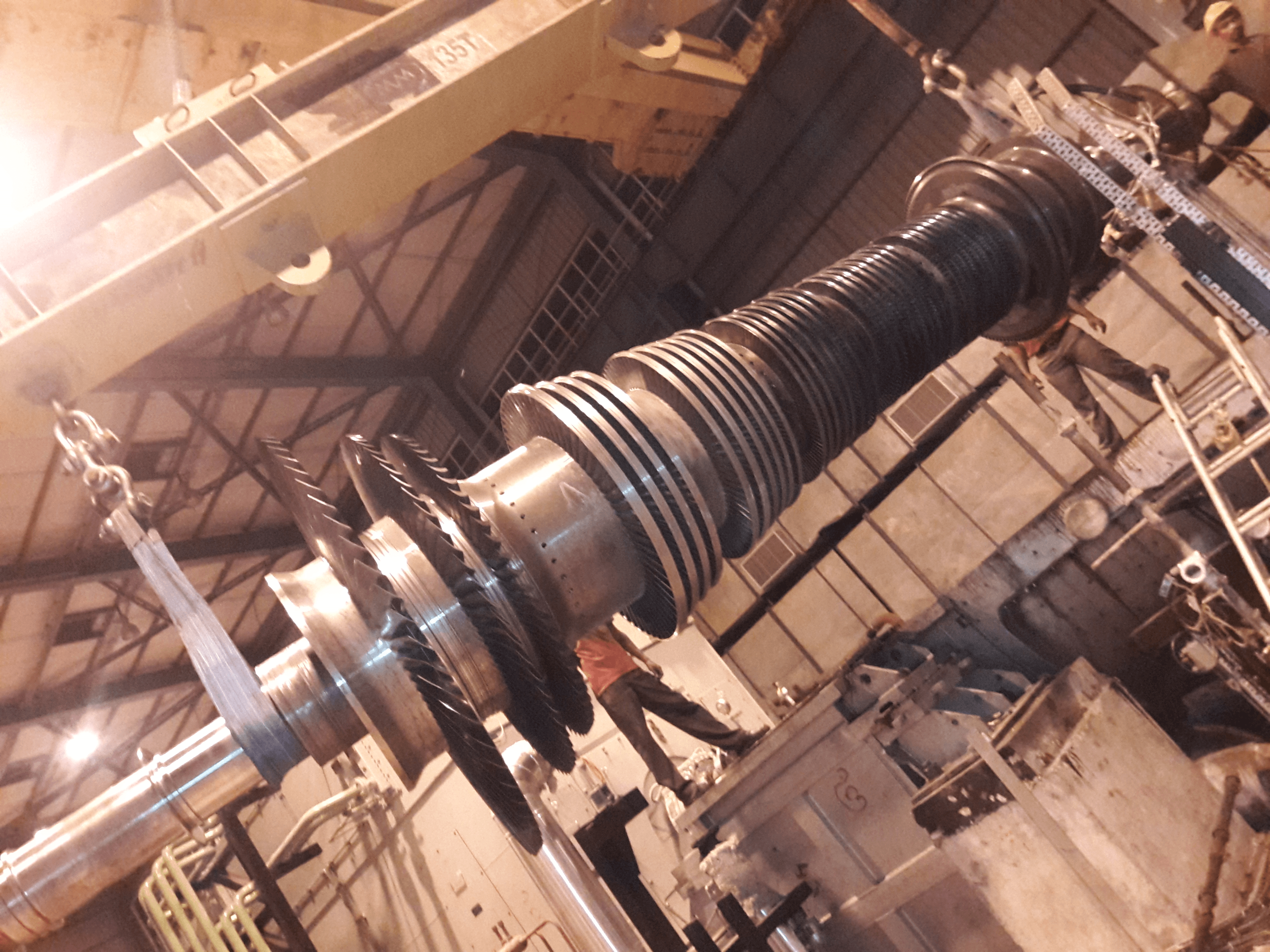 On-site industrial plant turbine maintenance, gallery image 5